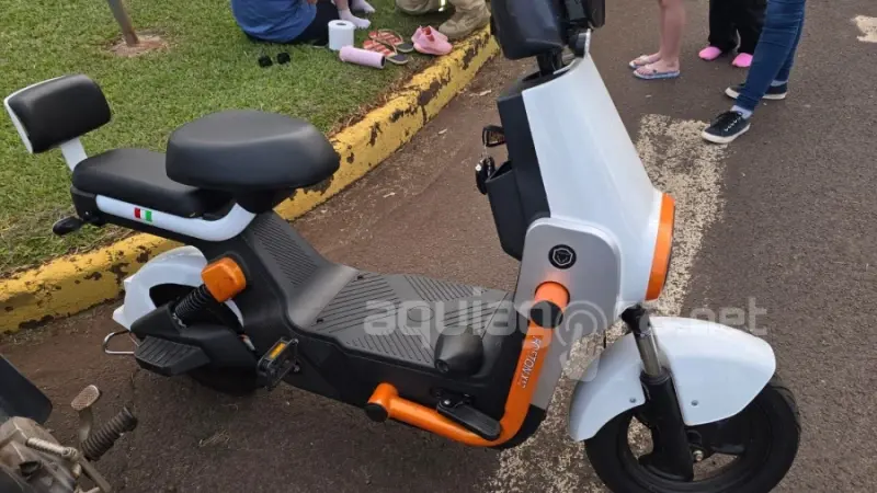 Acidente no centro de Marechal Rondon mobiliza bombeiros e deixa mãe e filha feridas