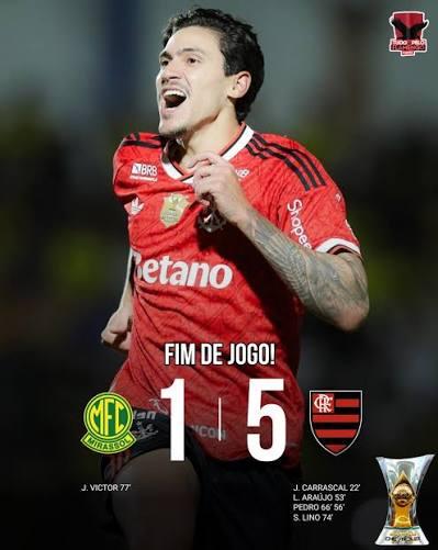 Flamengo atropela o Mirassol, vence por 5 a 1 e encosta na liderança do Brasileirão