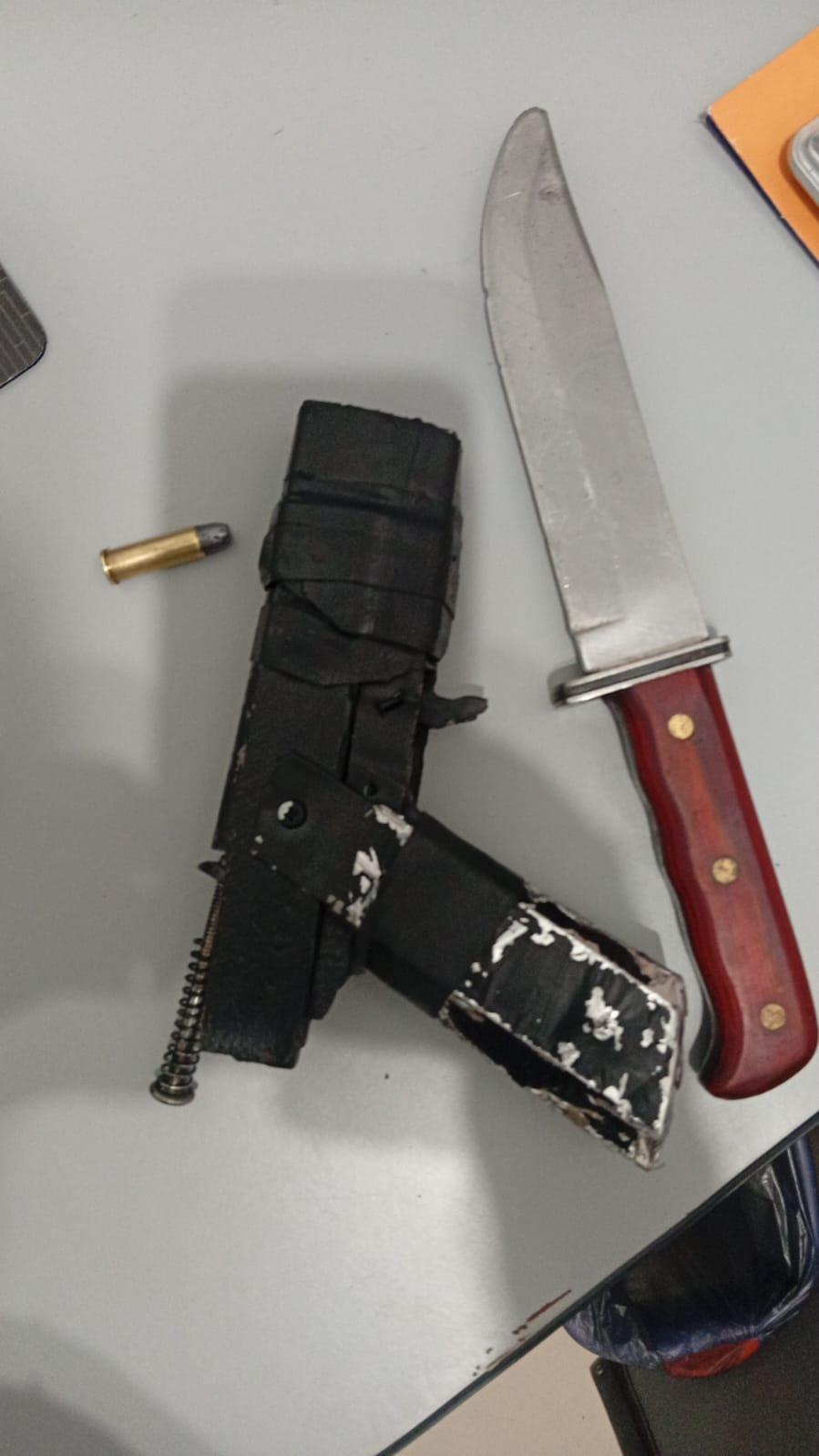 Homem é preso com arma artesanal, faca e munição durante abordagem em Marechal Cândido Rondon