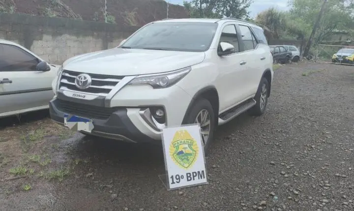 Toyota SW4 com suspeita de furto é recuperada em Marechal Cândido Rondon